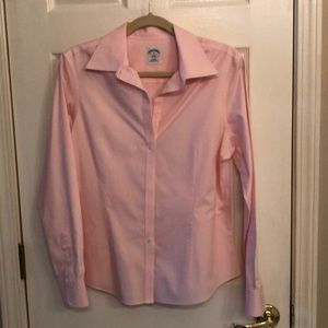 Brooks Brothers pink blouse
